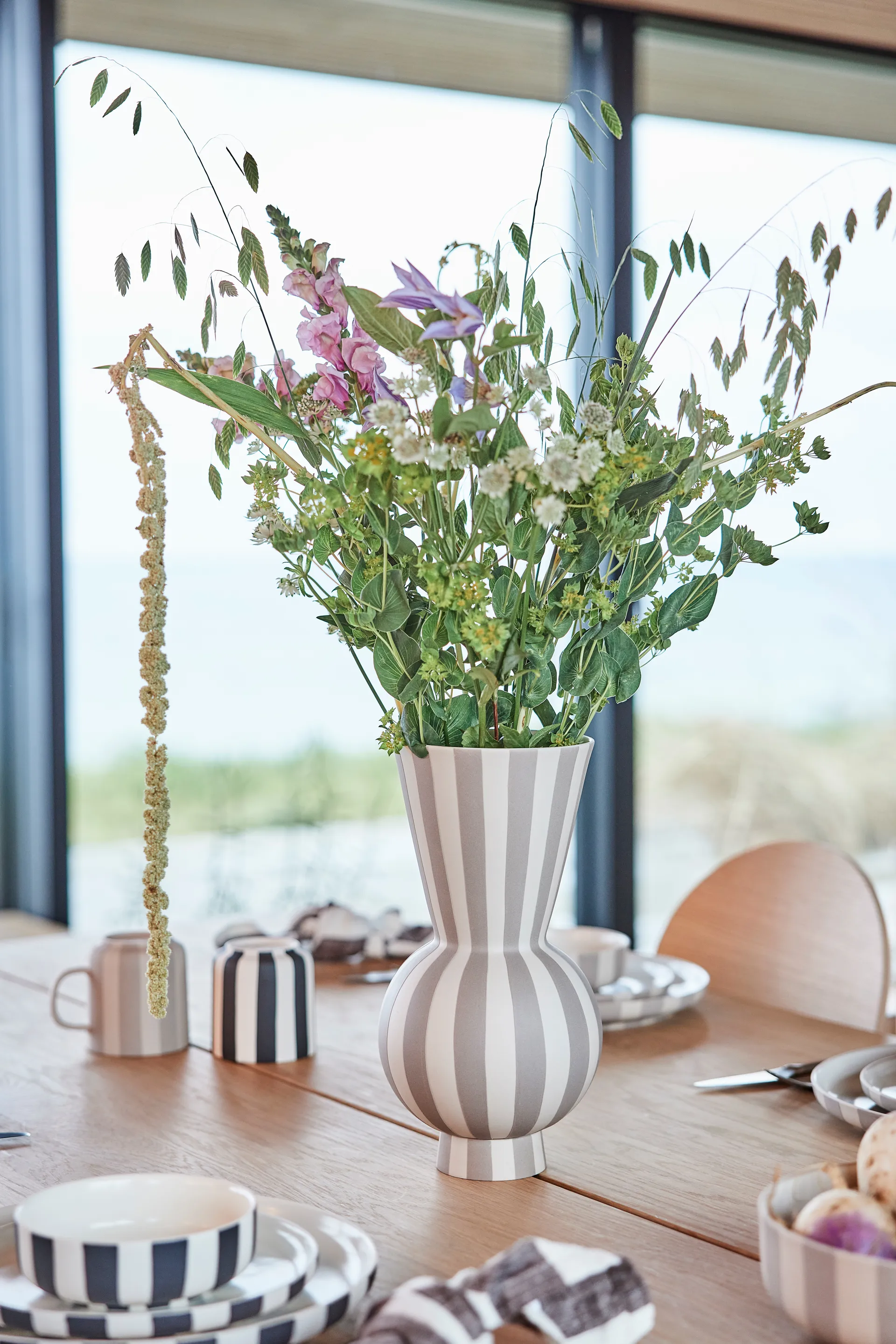 Bol Toppu Ø20 cm, Black-white OYOY