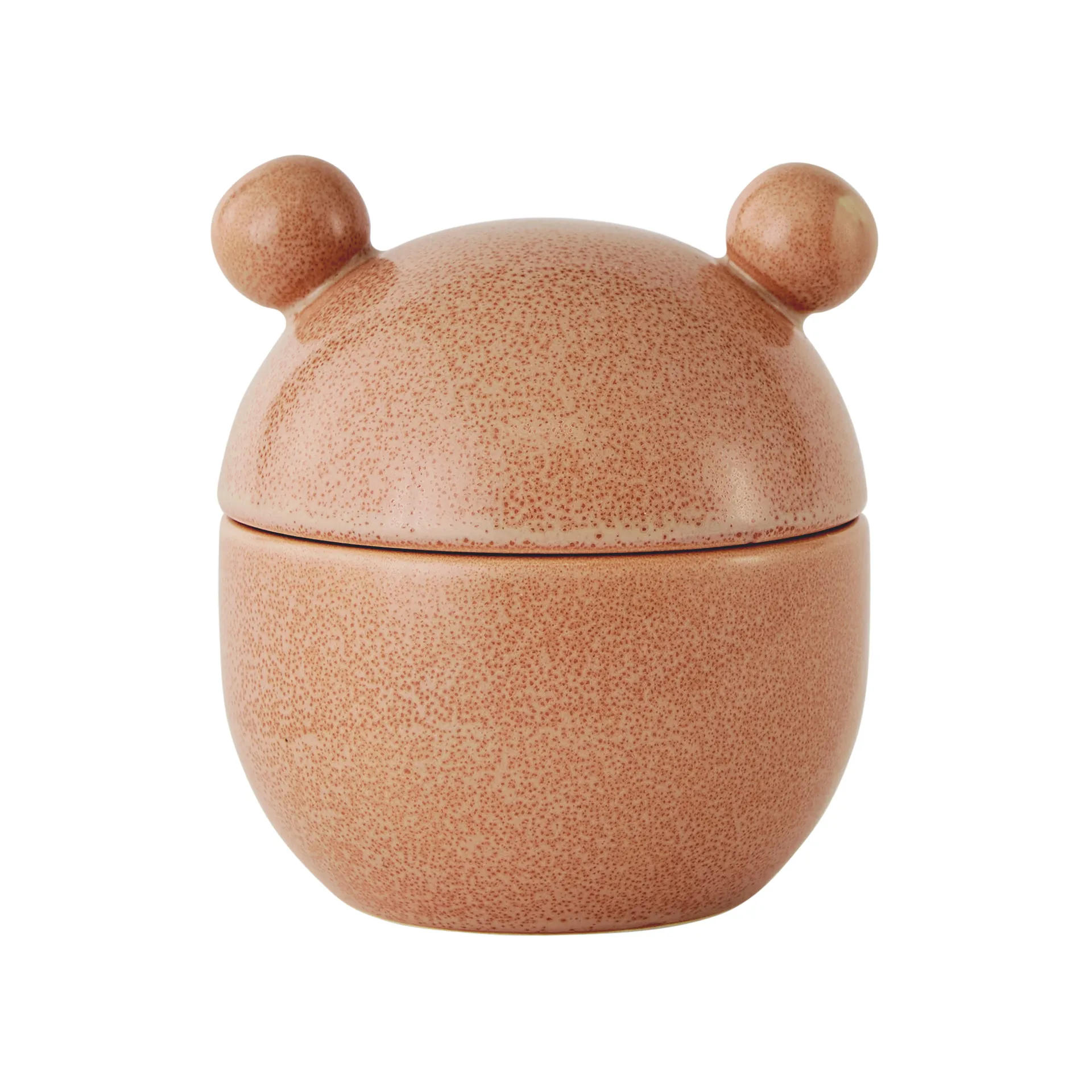 Bonbonnière haute avec couvercle Saga Ø9 cm, Camel OYOY