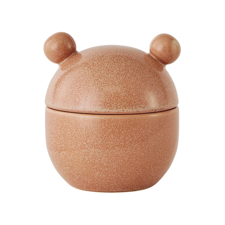 Bonbonnière haute avec couvercle Saga Ø9 cm, Camel OYOY