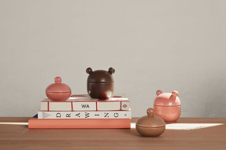 Bonbonnière haute avec couvercle Saga Ø9 cm, Choko OYOY