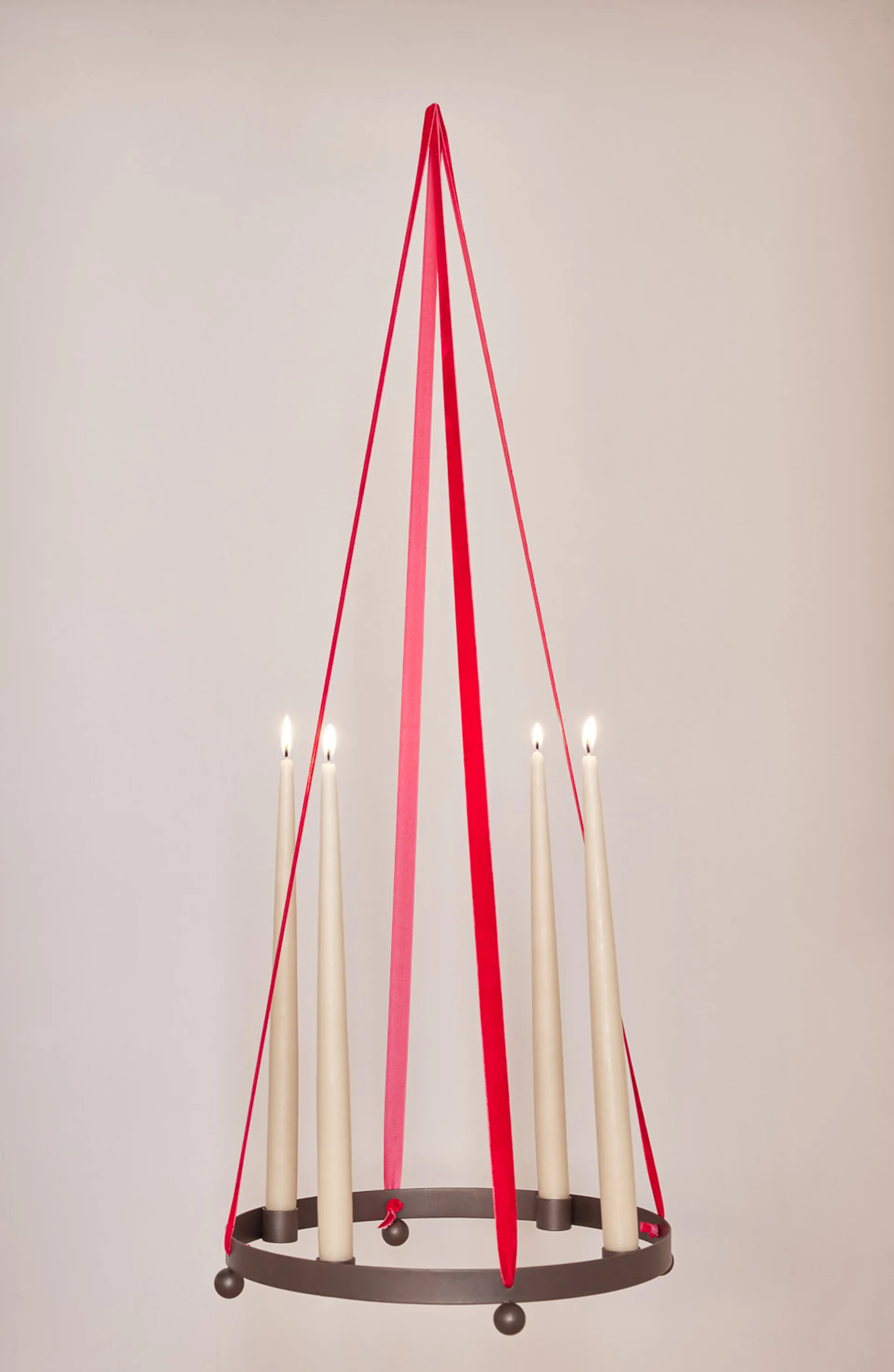 Bougeoir de l’avent Pearl Ø36 cm, BrownedBrass OYOY