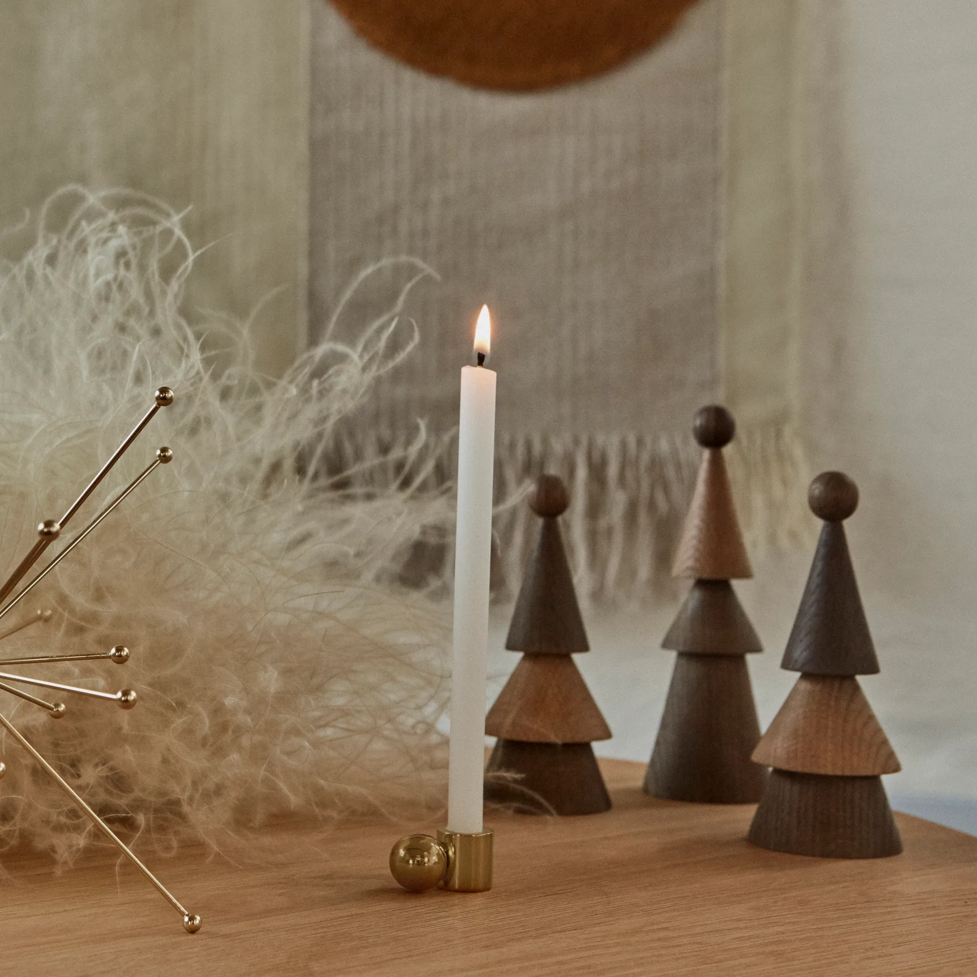 Bougeoir Palloa Petit, Laiton OYOY