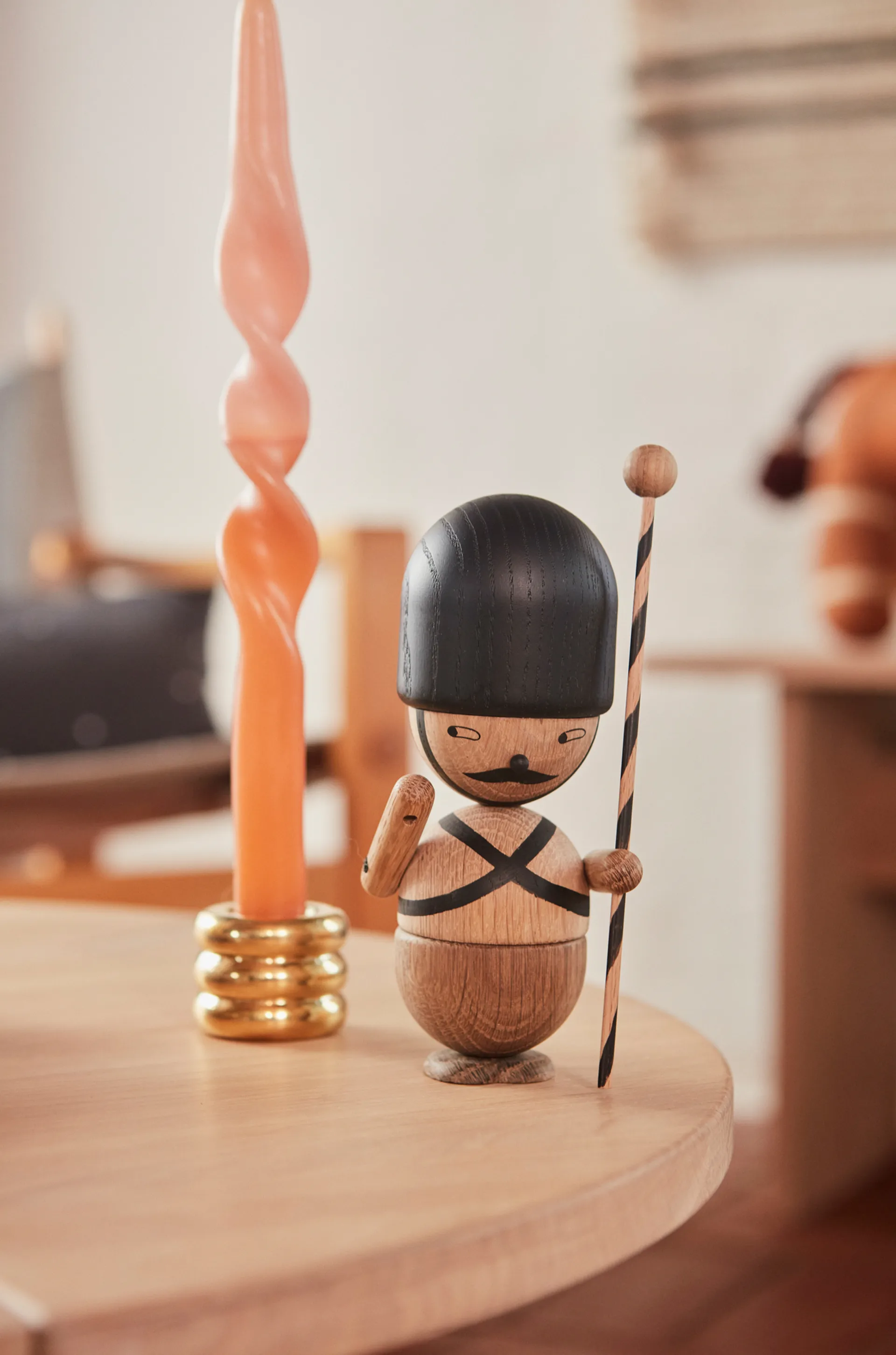 Bougeoir Savi 3 cm, Laiton OYOY