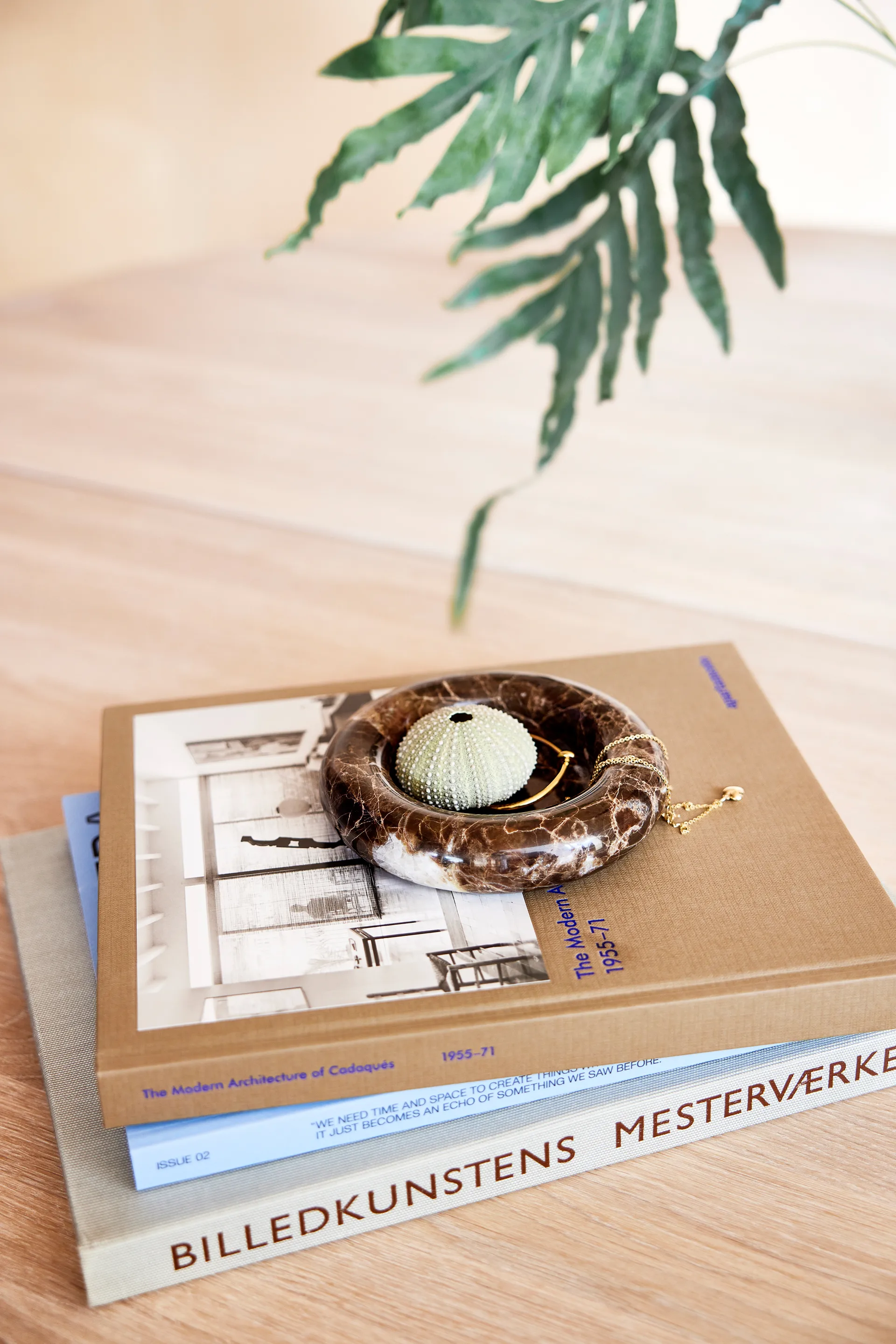 Bougeoir Savi marbre Ø13,8 cm, Choko OYOY