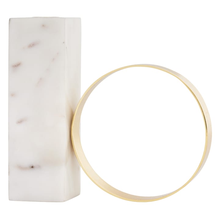 Chandelier Tangent - marbre blanc, haut - OYOY