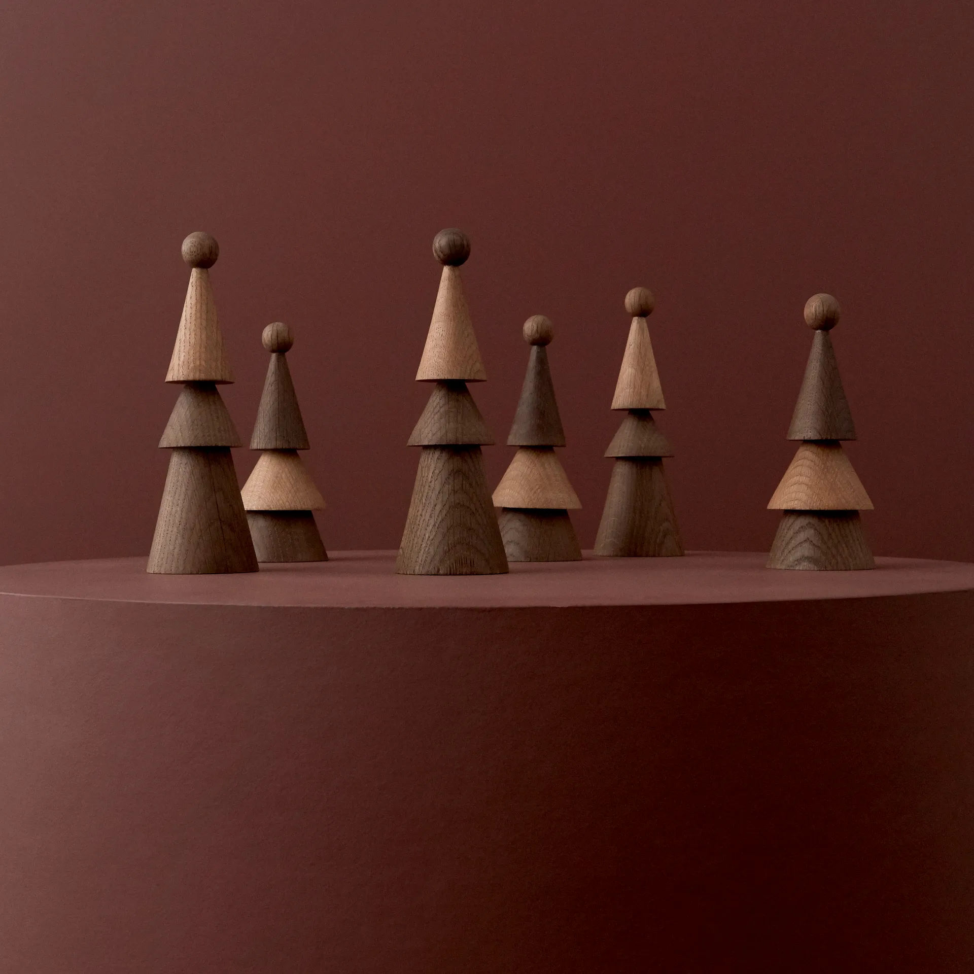 Christmas Piero 15cm, Chêne - chême fumé OYOY