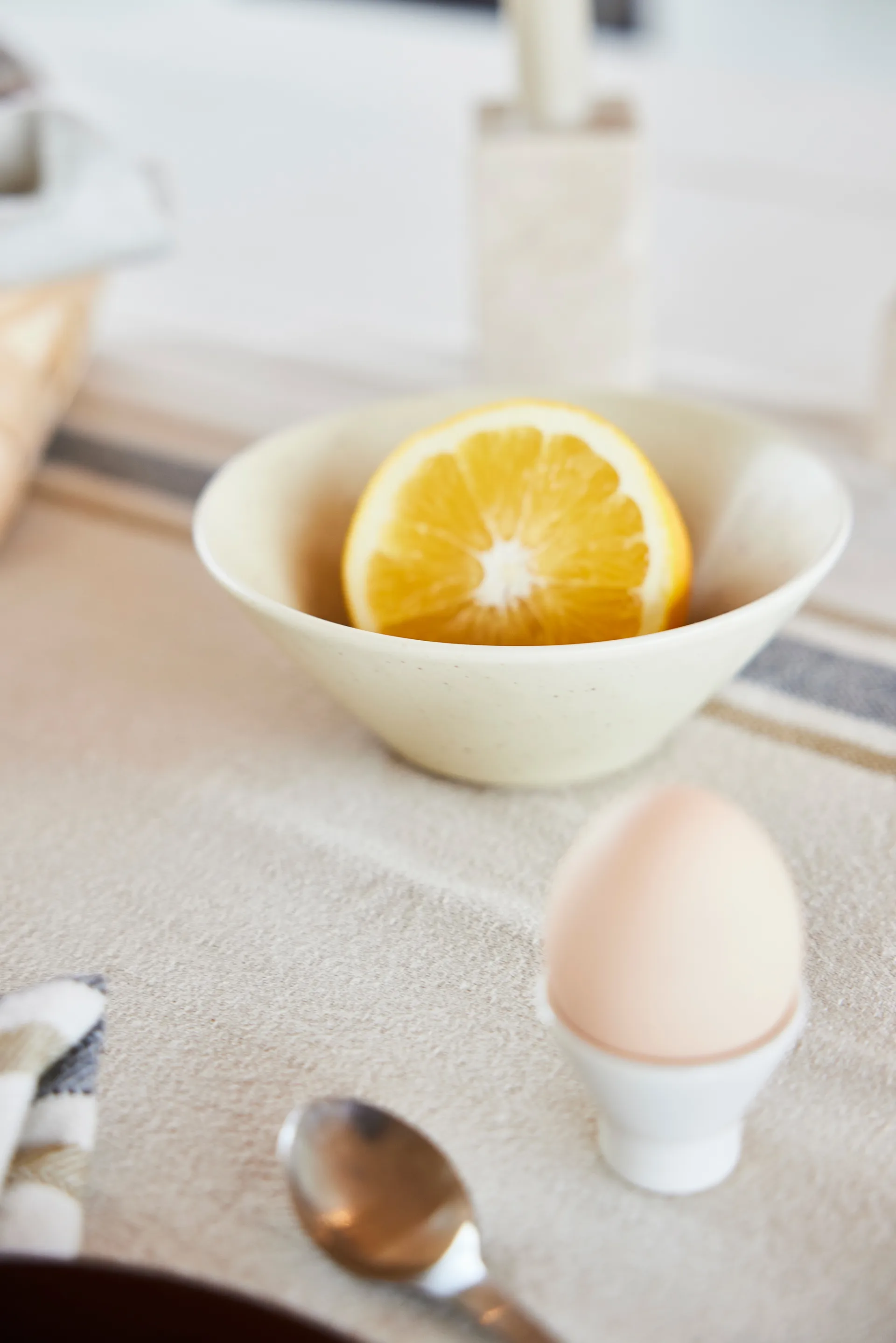 Coquetier Yuka lot de 2, Offwhite OYOY