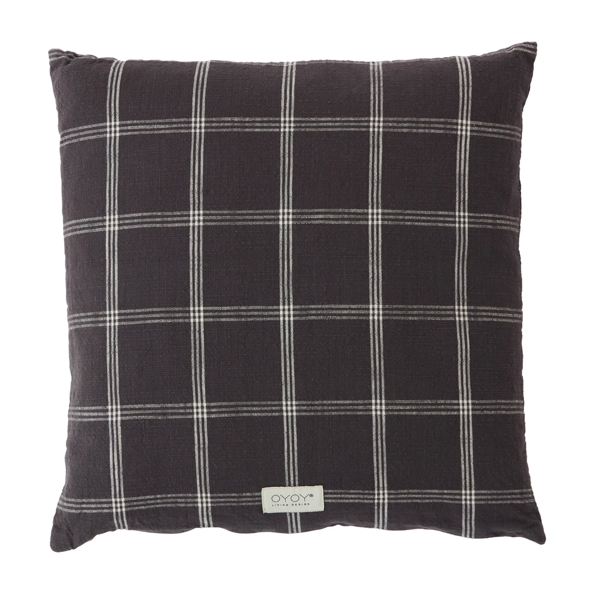 Coussin Kyoto 50x50 cm, Anthracite OYOY
