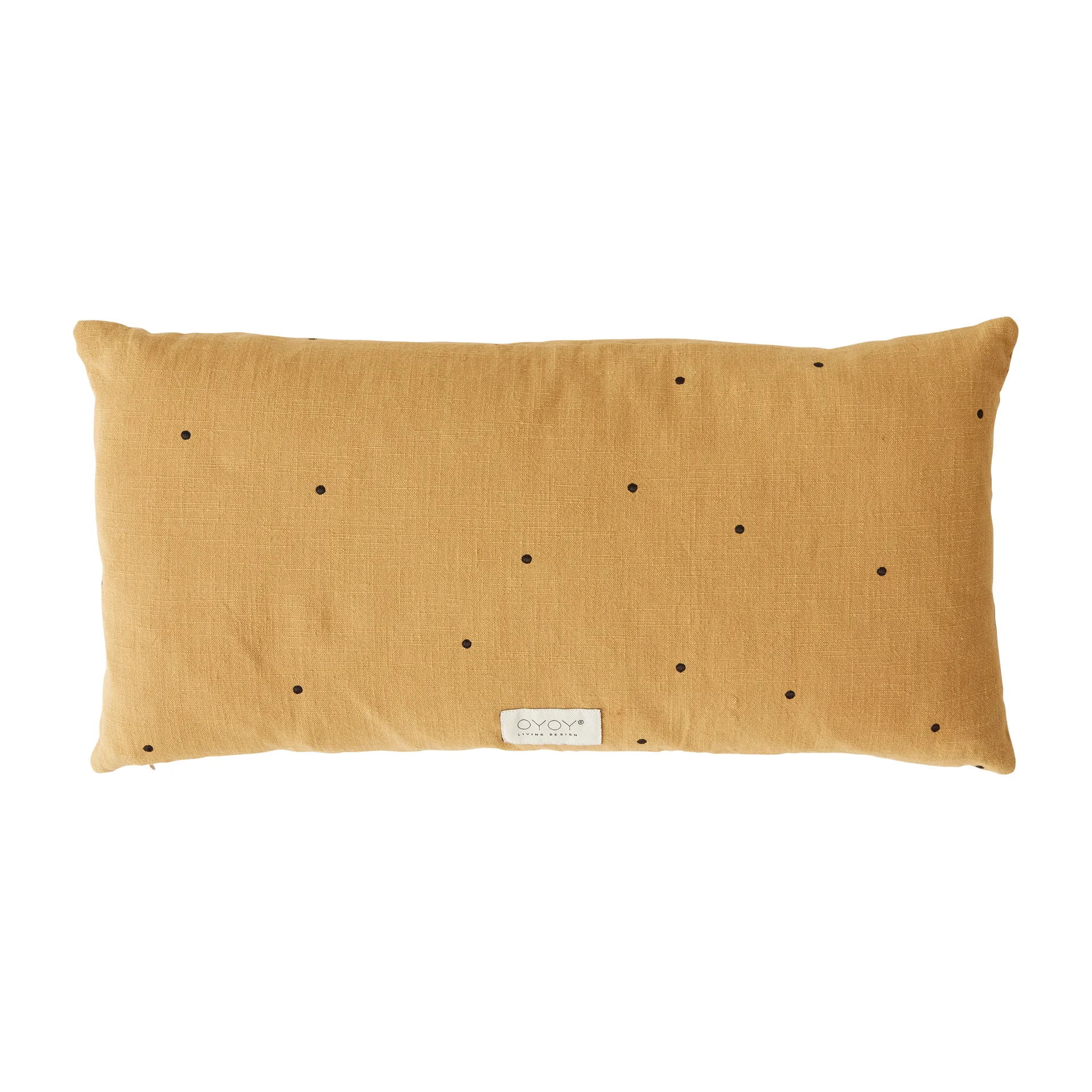 Coussin Kyoto Dot 30x60 cm, Curry OYOY