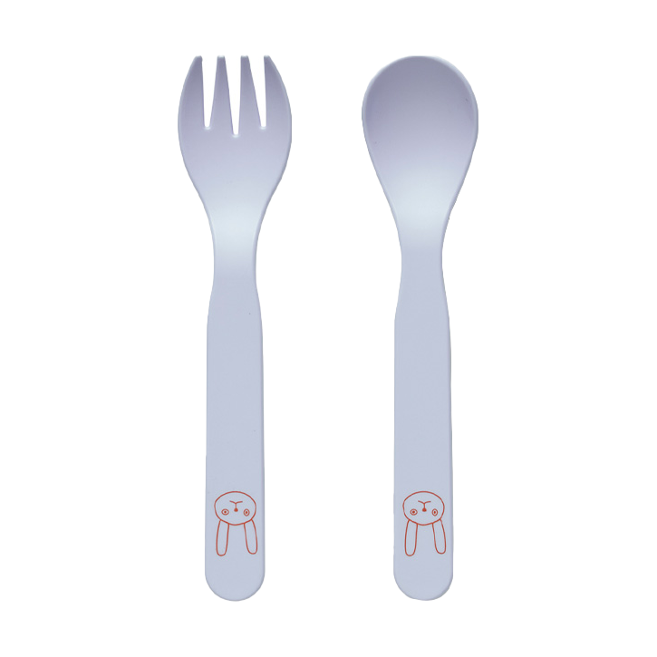 OYOY Couverts pour enfants Pullo Ice blue | Design Scandinave | Sets de couverts | Bleu