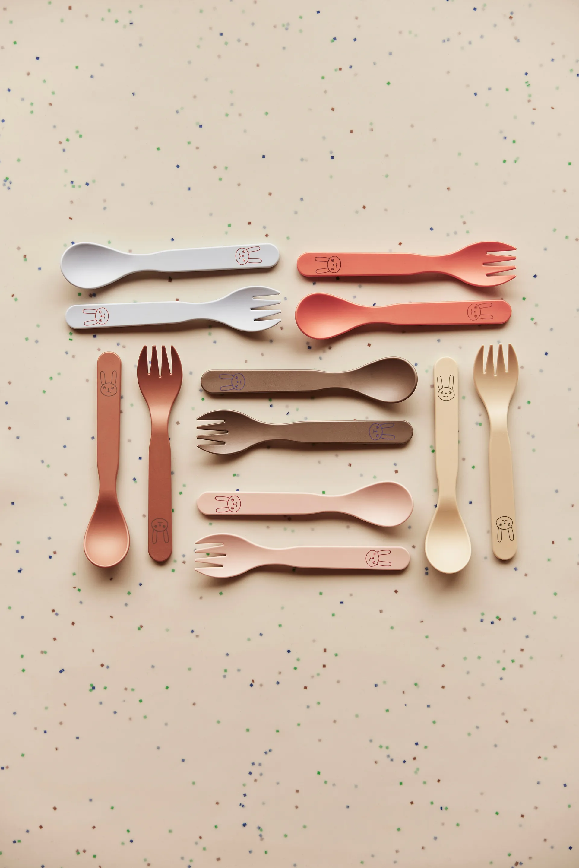 Couverts pour enfants Pullo, Vanilla OYOY