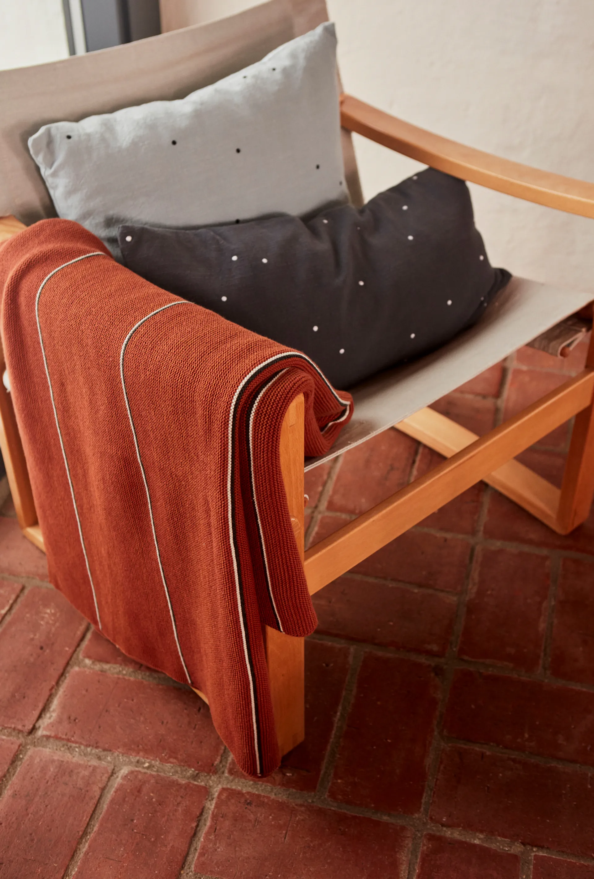 Couverture Rivi 134x184 cm, Nutmeg OYOY