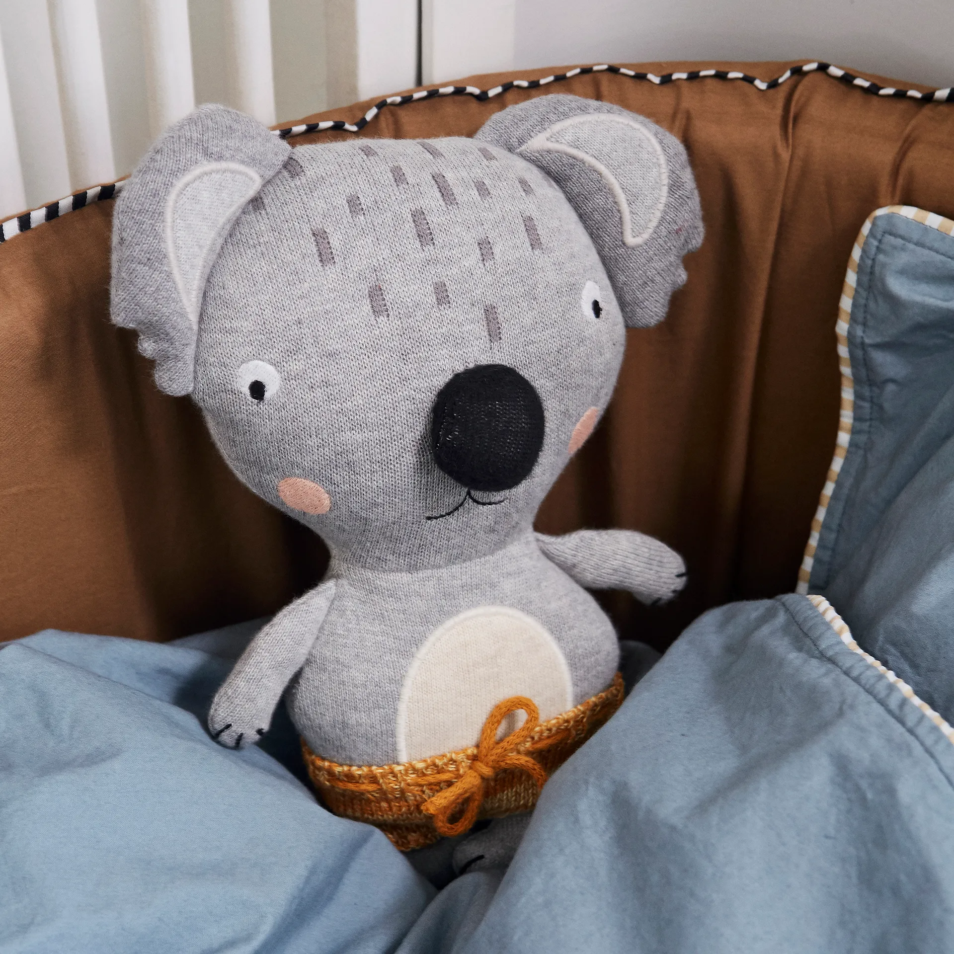 Doudou Little Anton Koala, Gris-jaune OYOY