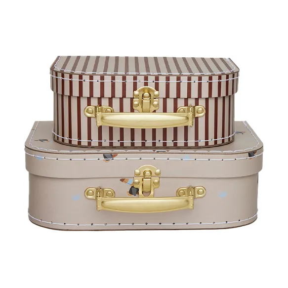 Ensemble valises Mini toucan & stripes , Clay OYOY