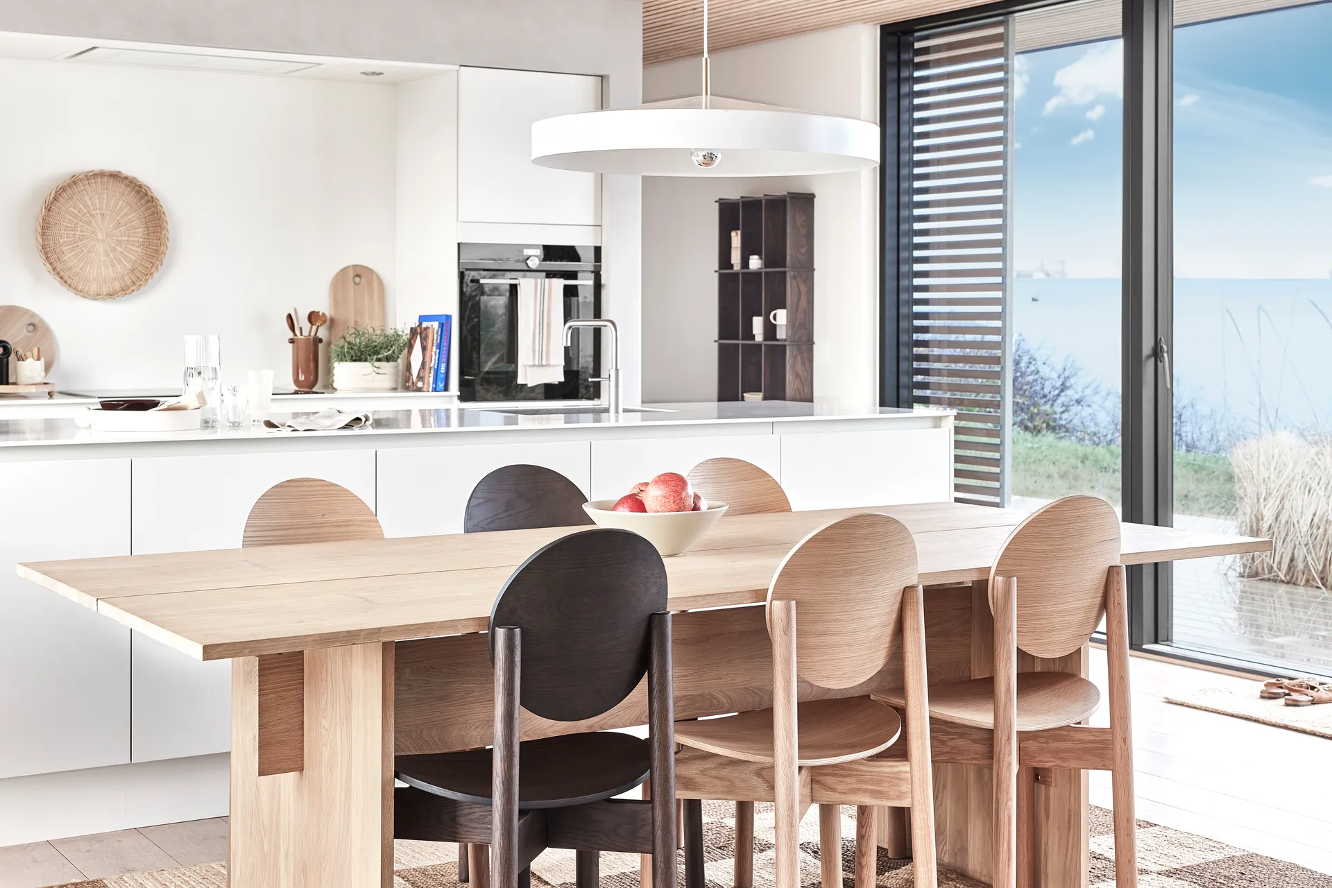 Étagère Grid grande 15x58 cm, Dark OYOY