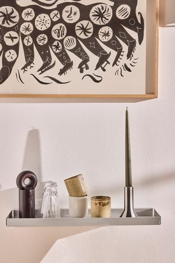 Étagère murale Bakku small 16x50 cm - Aluminium - OYOY