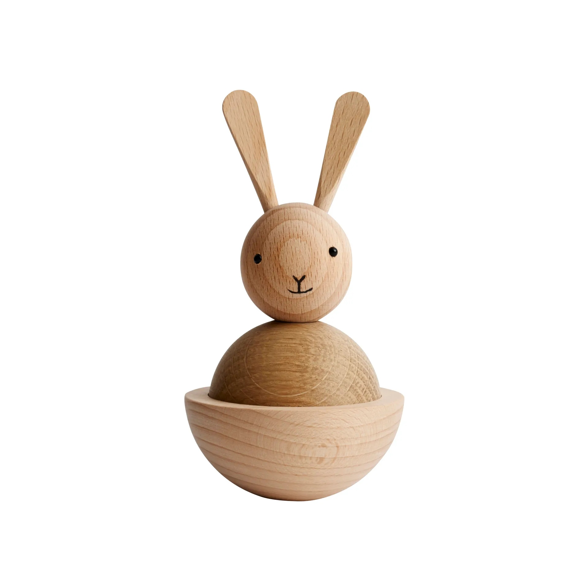 Figure en bois Rabbit, hêtre-chêne OYOY