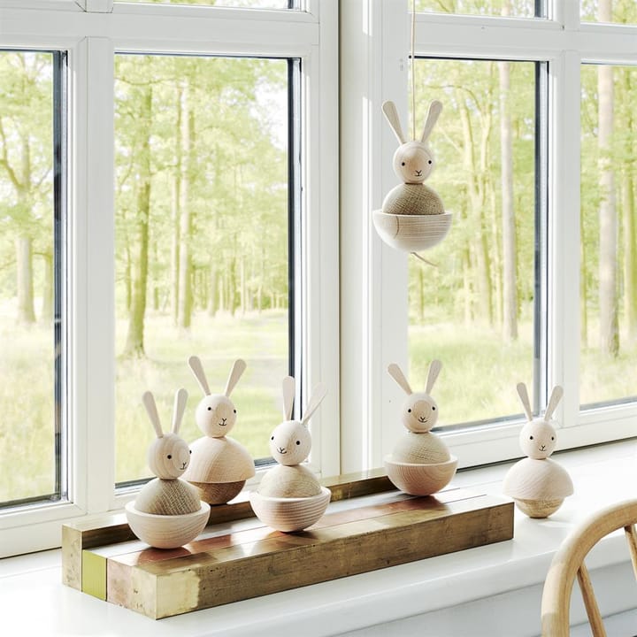 Figure en bois Rabbit, hêtre-chêne OYOY