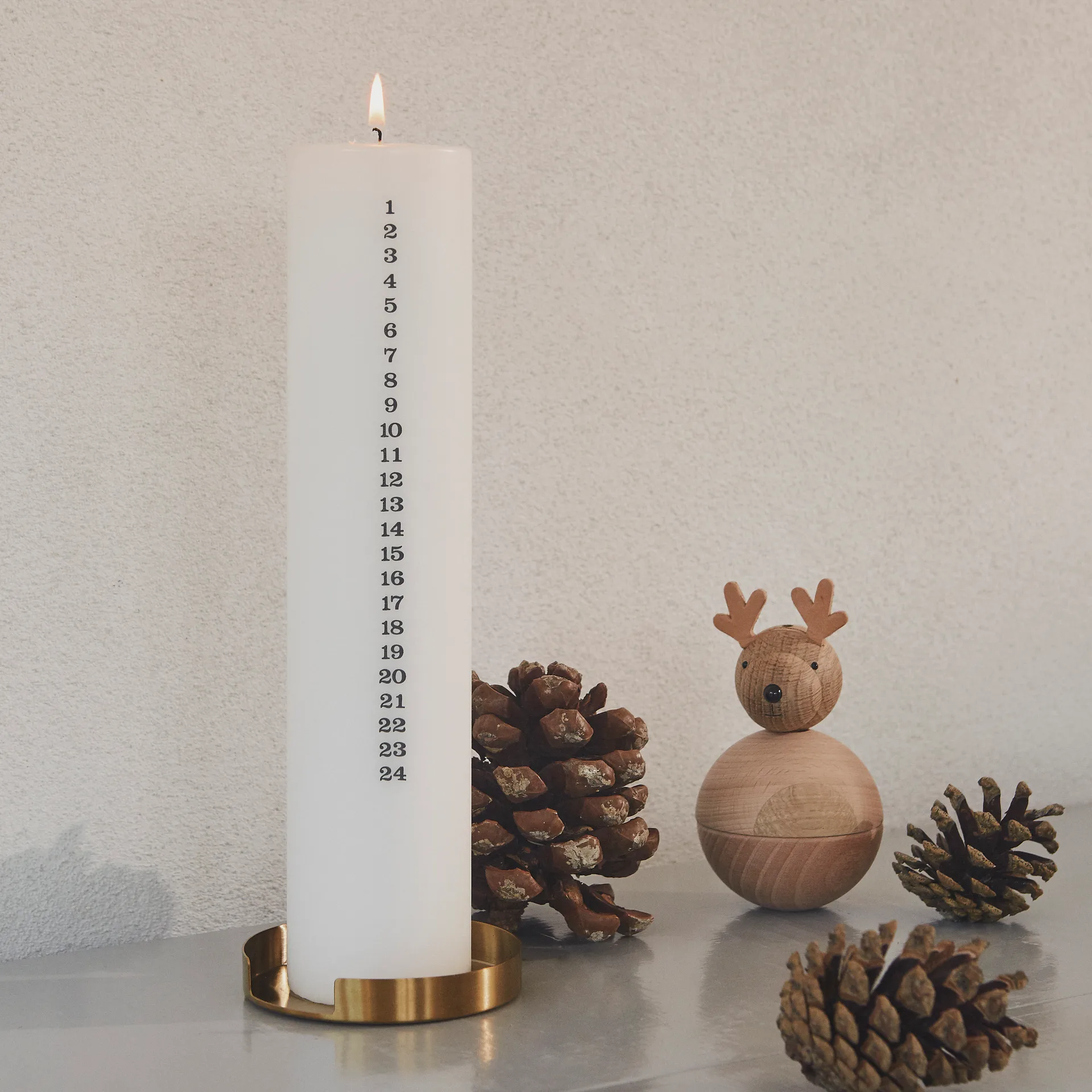 Figurine en bois Christmas Rudolf, Hêtre-chêne OYOY