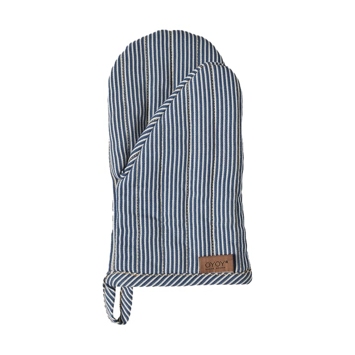 Gant de cuisine Striped denim - Blue - OYOY