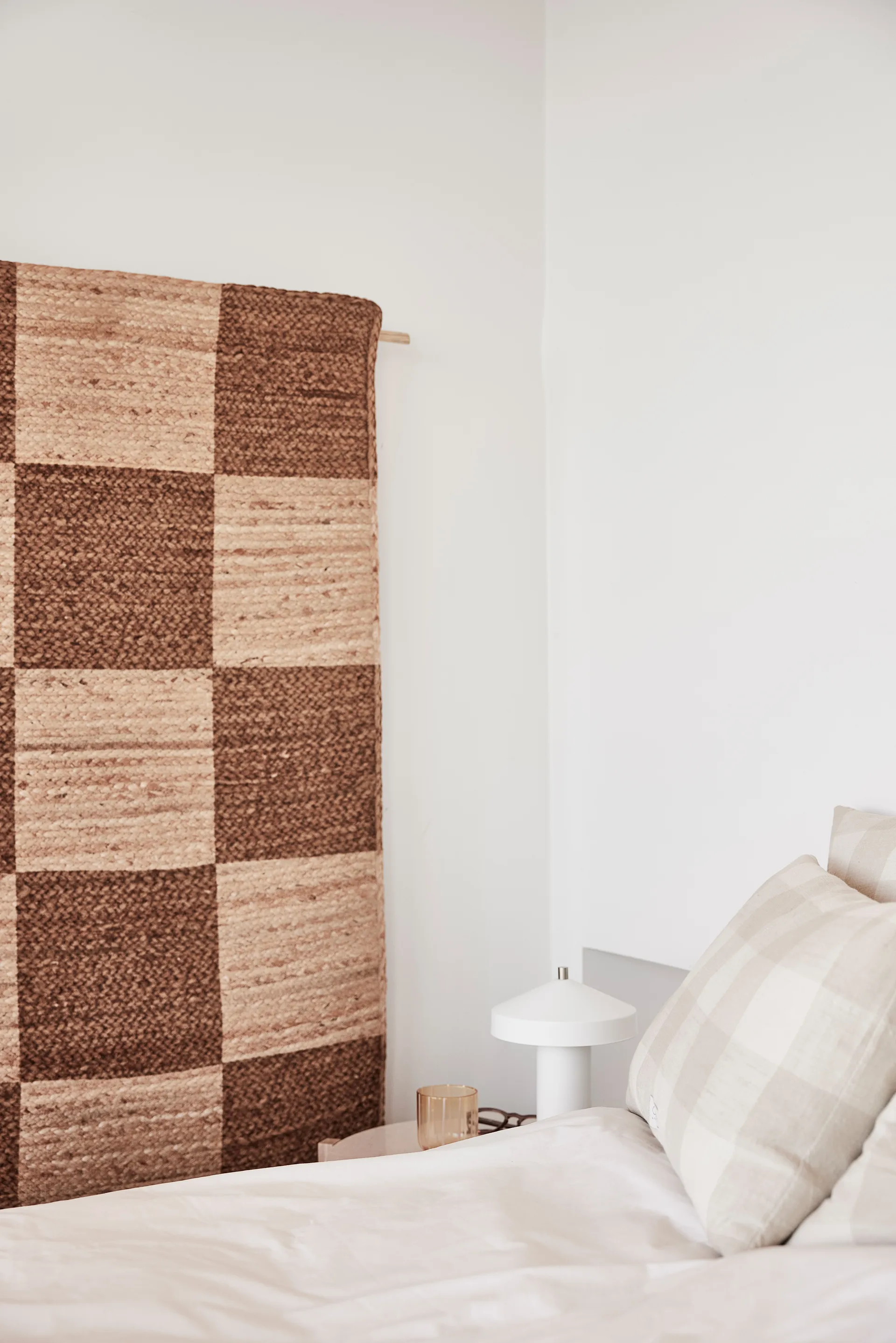 Housse de coussin Chess 48x48 cm, Clay OYOY