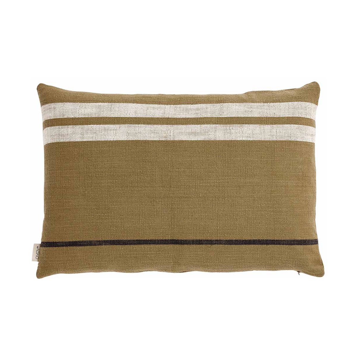 OYOY Housse de coussin Sofuto 38x58 cm Kaki | Design Scandinave | Housses de coussin | Marron