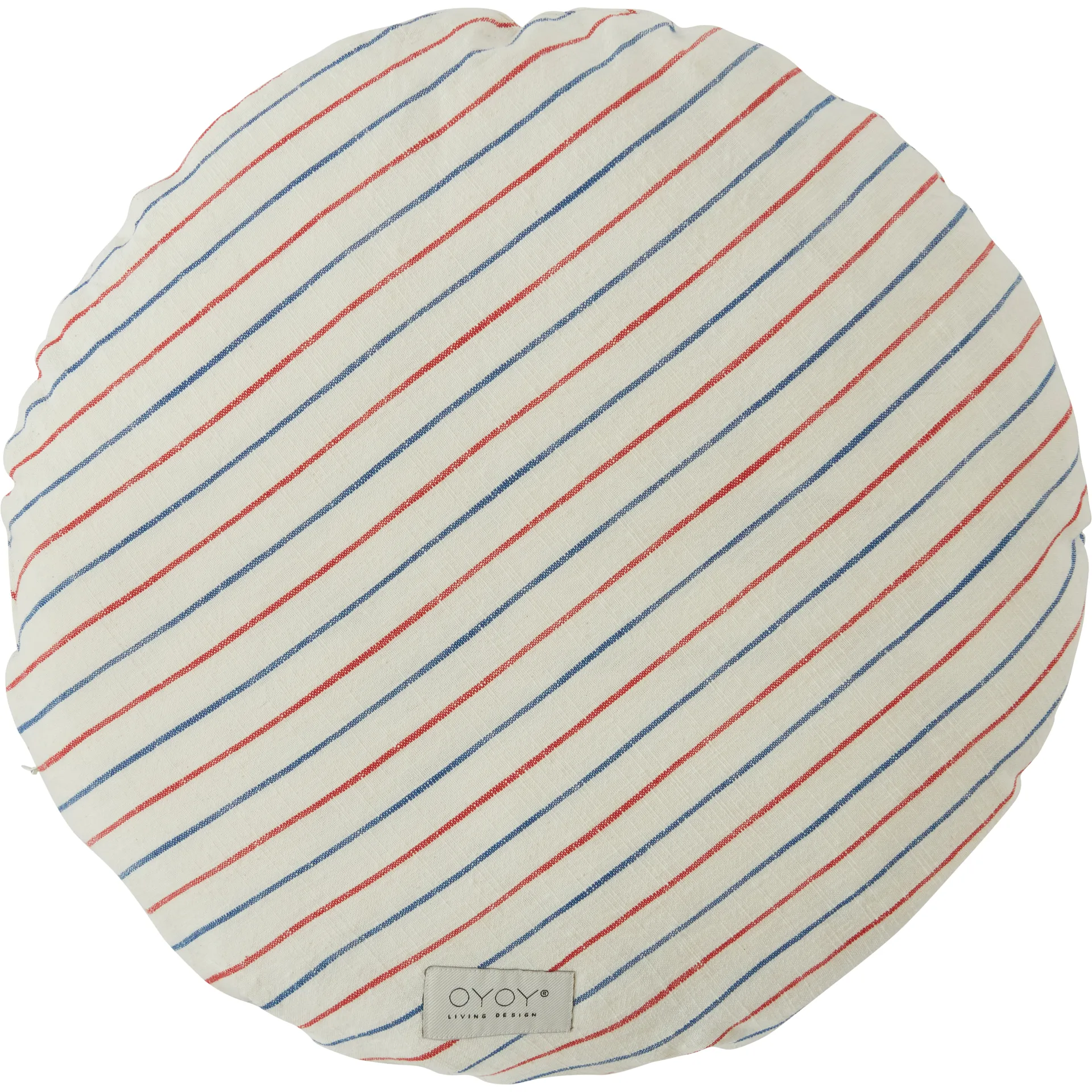 Kyoto Coussin Ø48 cm, Blue-red OYOY