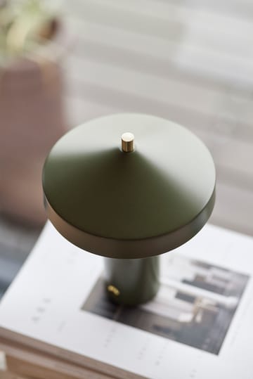Lampe de table Hatto 24,5 cm - Olive - OYOY