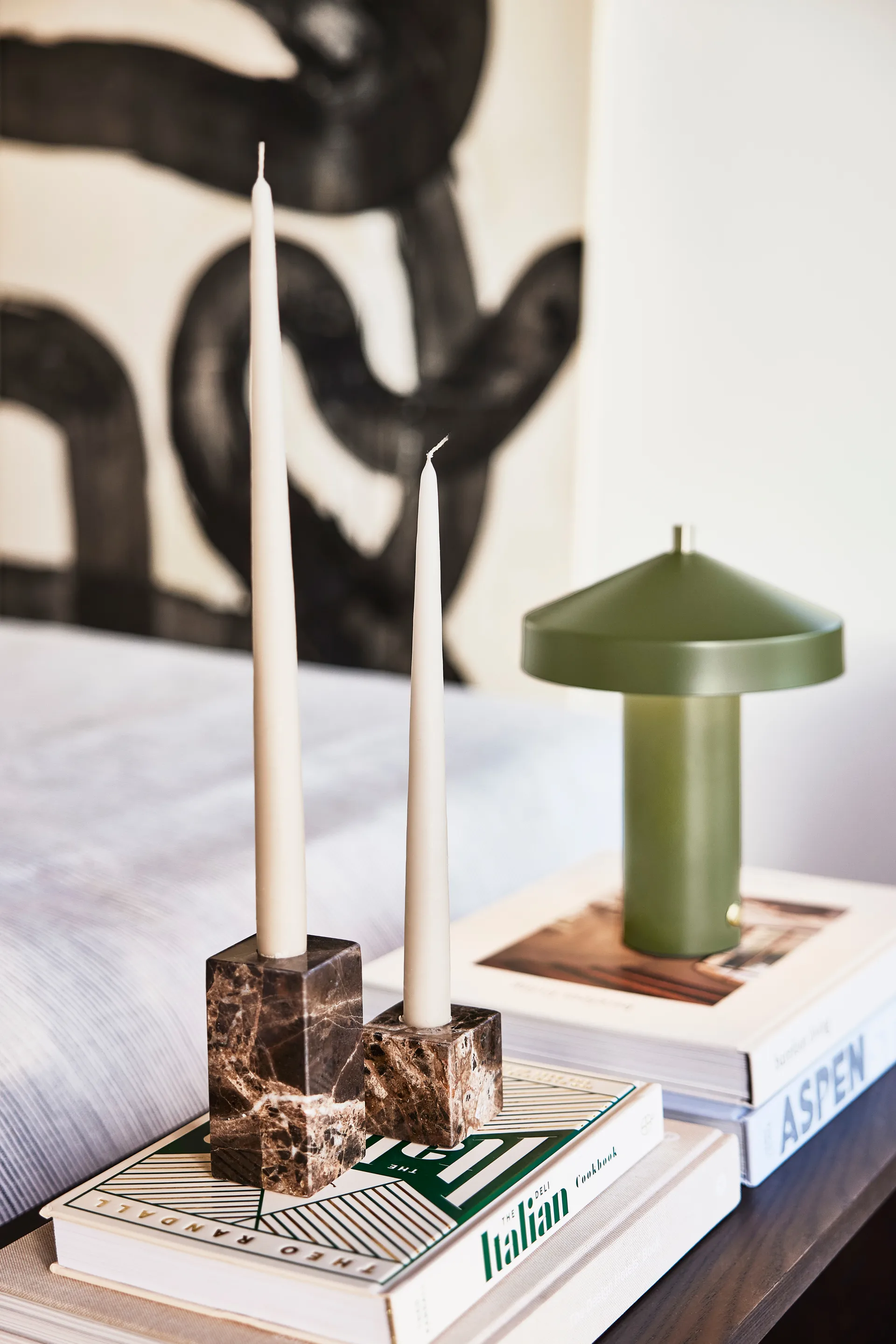 Lampe de table Hatto 24,5 cm, Olive OYOY