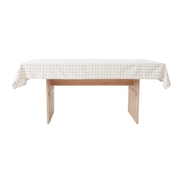Nappe Grid 140x260 cm - Offwhite-red - OYOY