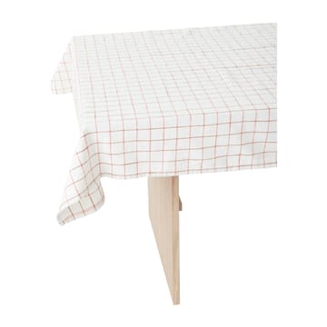 Nappe Grid 140x260 cm - Offwhite-red - OYOY