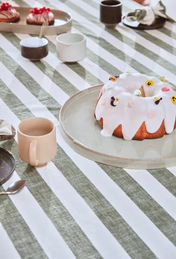 Nappe Striped 140x200 cm - Olive - OYOY