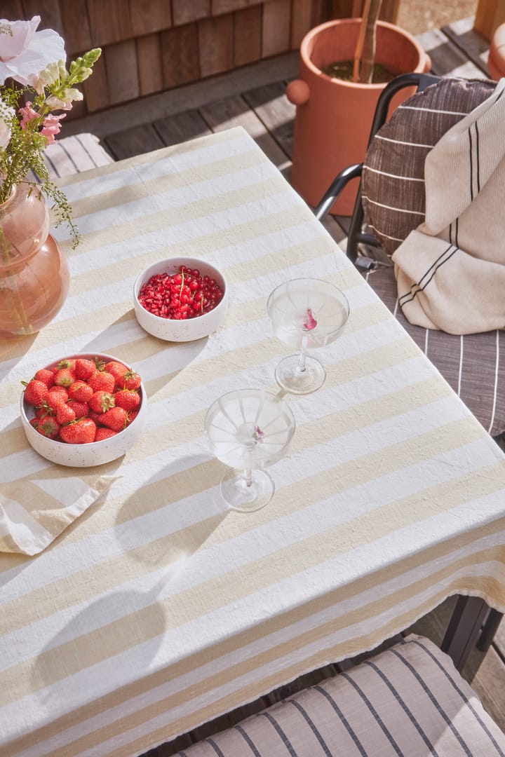 Nappe Striped 140x200 cm, Vanilla OYOY
