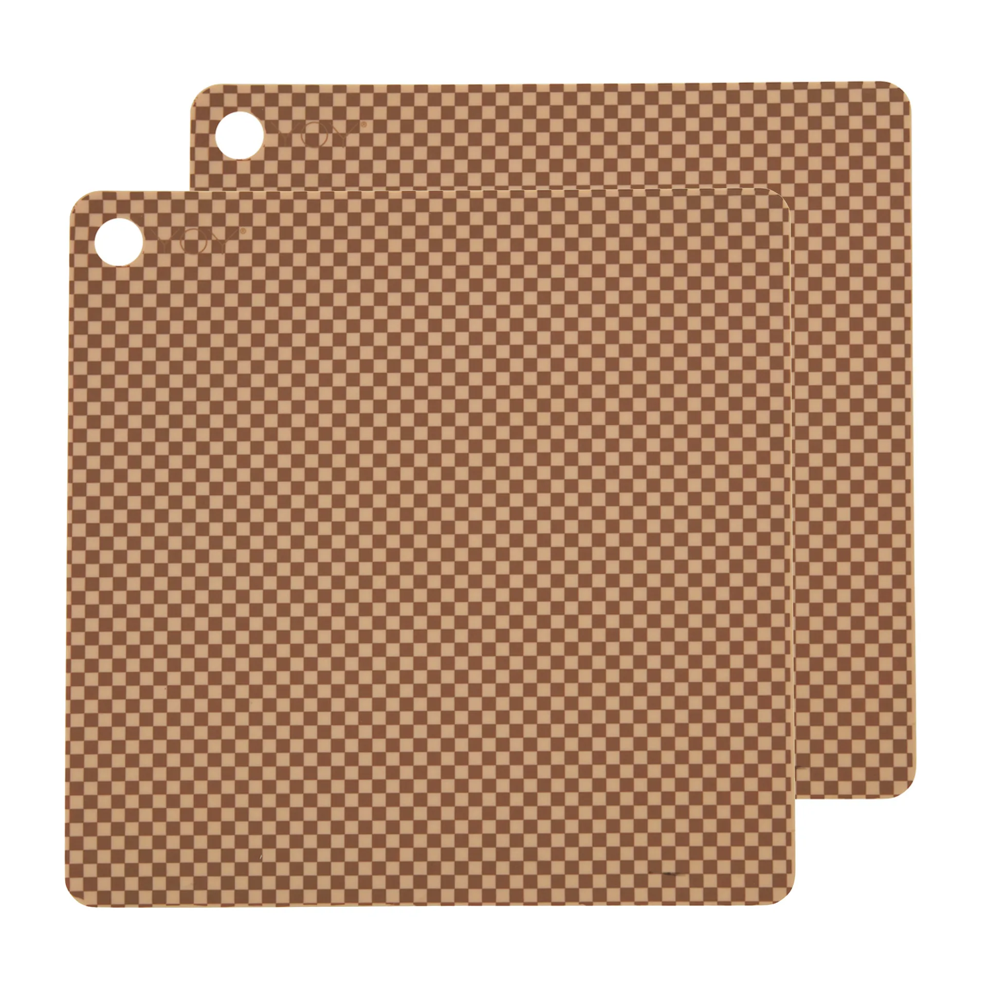 Napperon carré OYOY lot de 2, Camel OYOY