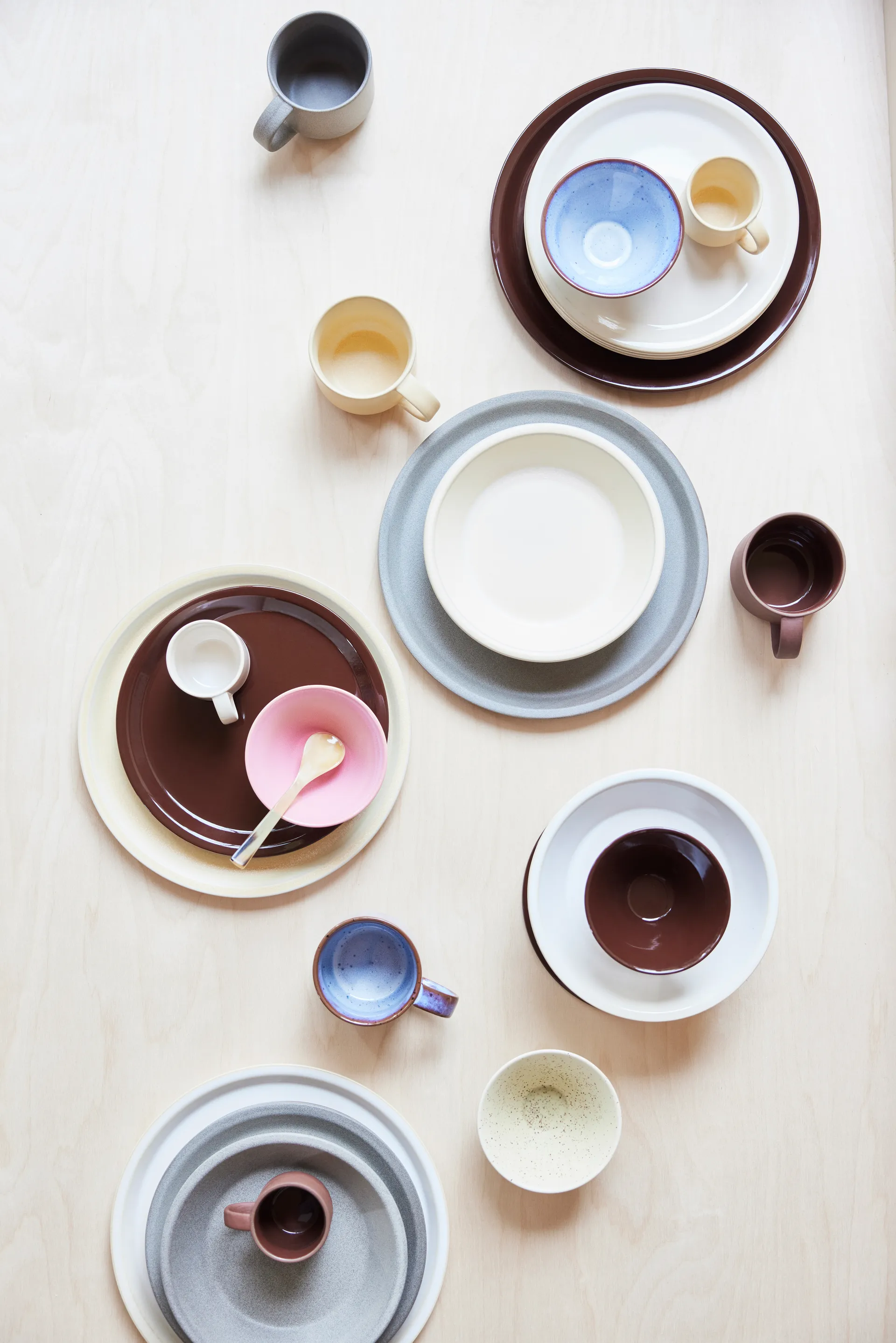 Pack de 2 assiettes à lunch Yuka Ø22, Butter OYOY