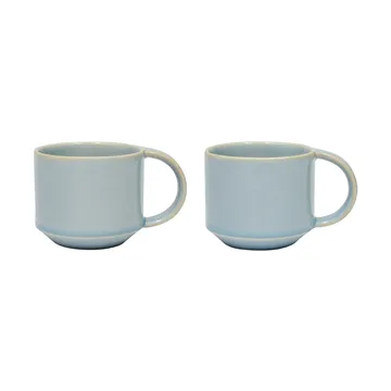 Pack de 2 tasses Yuka - Ice blue - OYOY