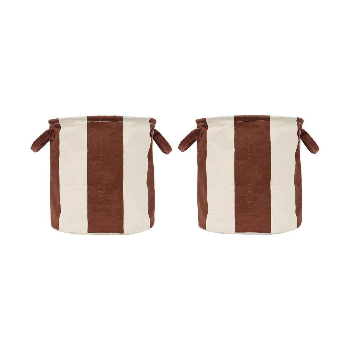 OYOY Panier de rangement Kara medium 32x32 cm 2 pièces Nutmeg