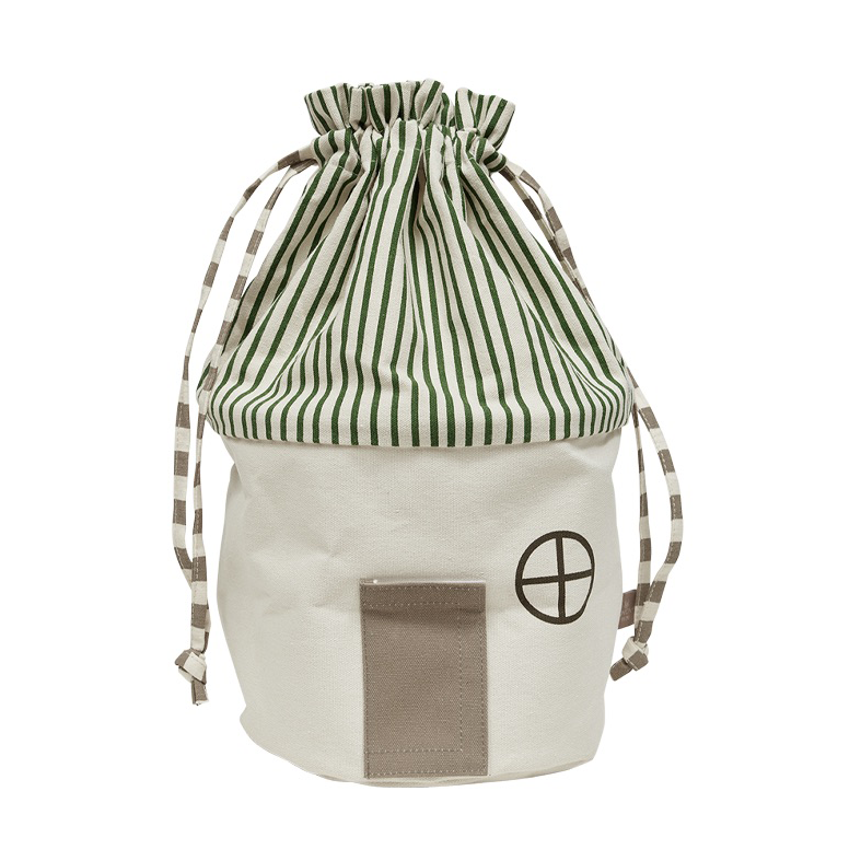 OYOY Panier de rangement Koya small Argile | Design Scandinave | Paniers de rangement | Gris