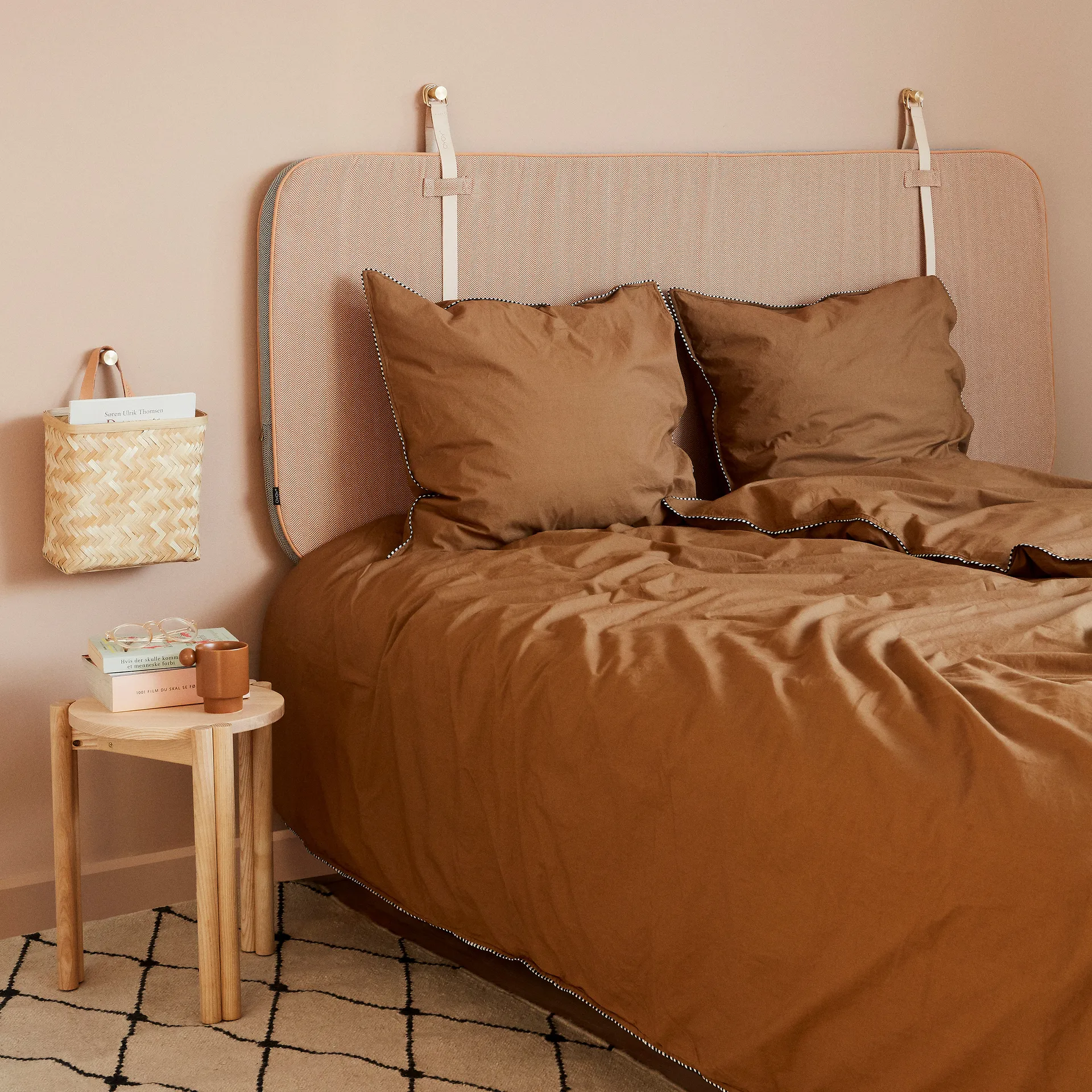 Panier mural Sporta 25x25cm, Nature OYOY