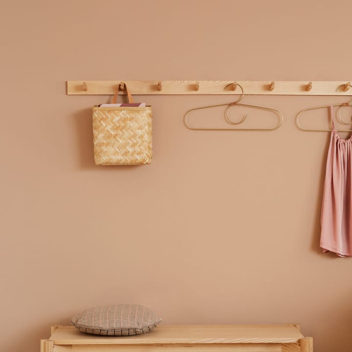 Panier mural Sporta 25x25cm, Nature OYOY