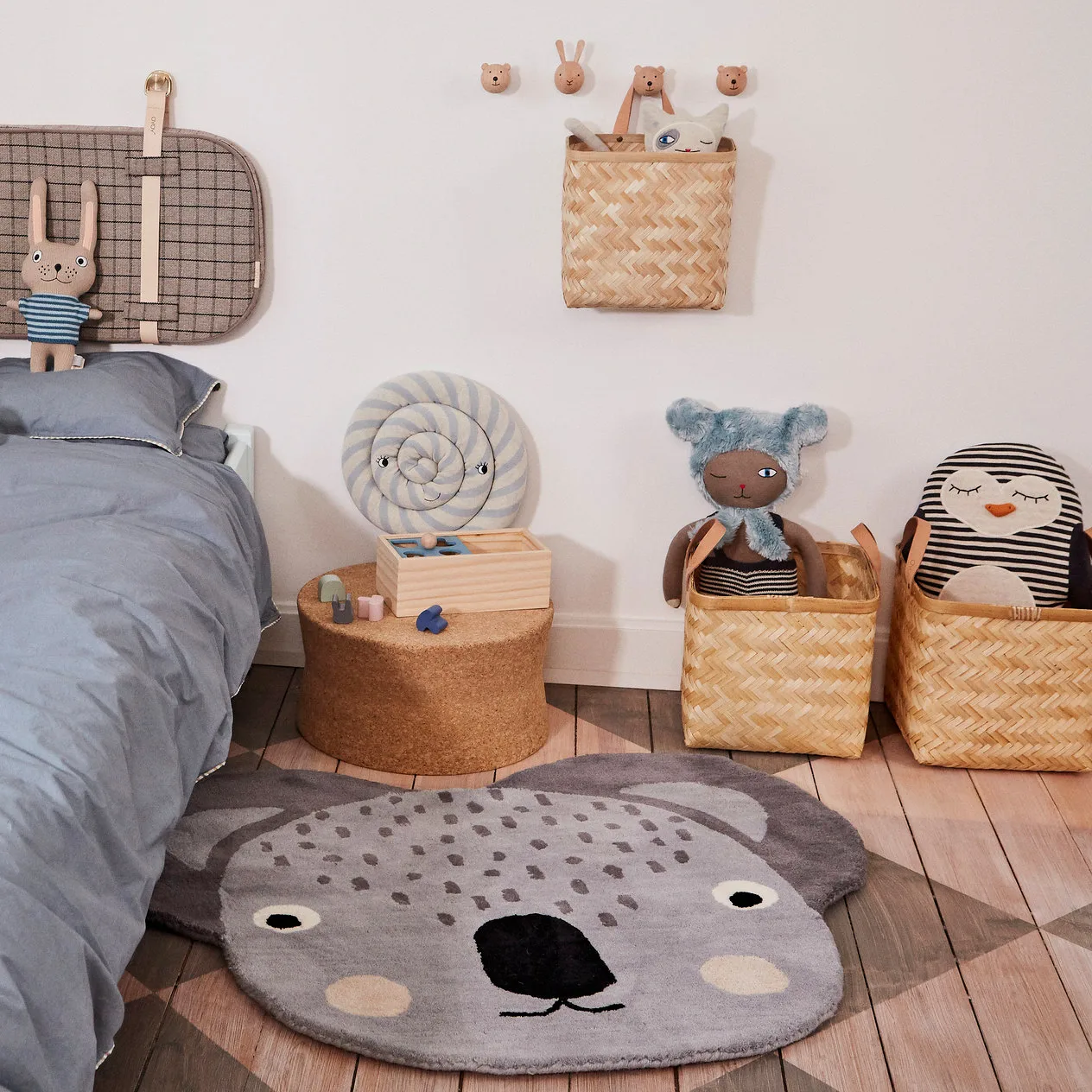 Panier Sporta 26x28cm, Nature OYOY