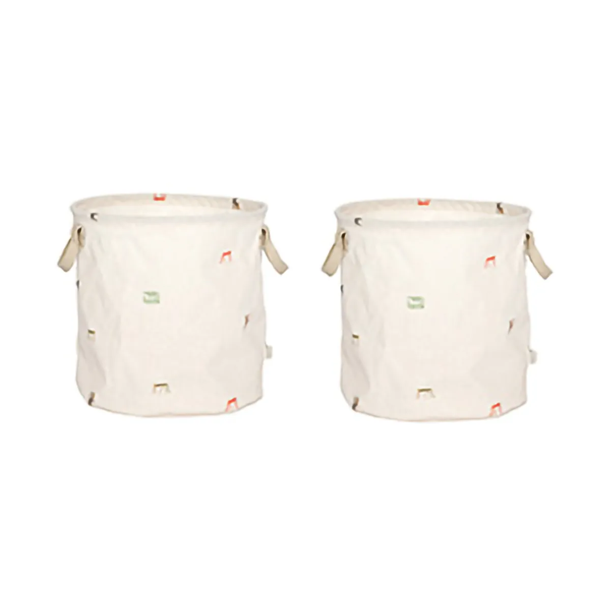 Paniers de rangement Moira medium Ø32x32 cm 2 pièces, Multi OYOY