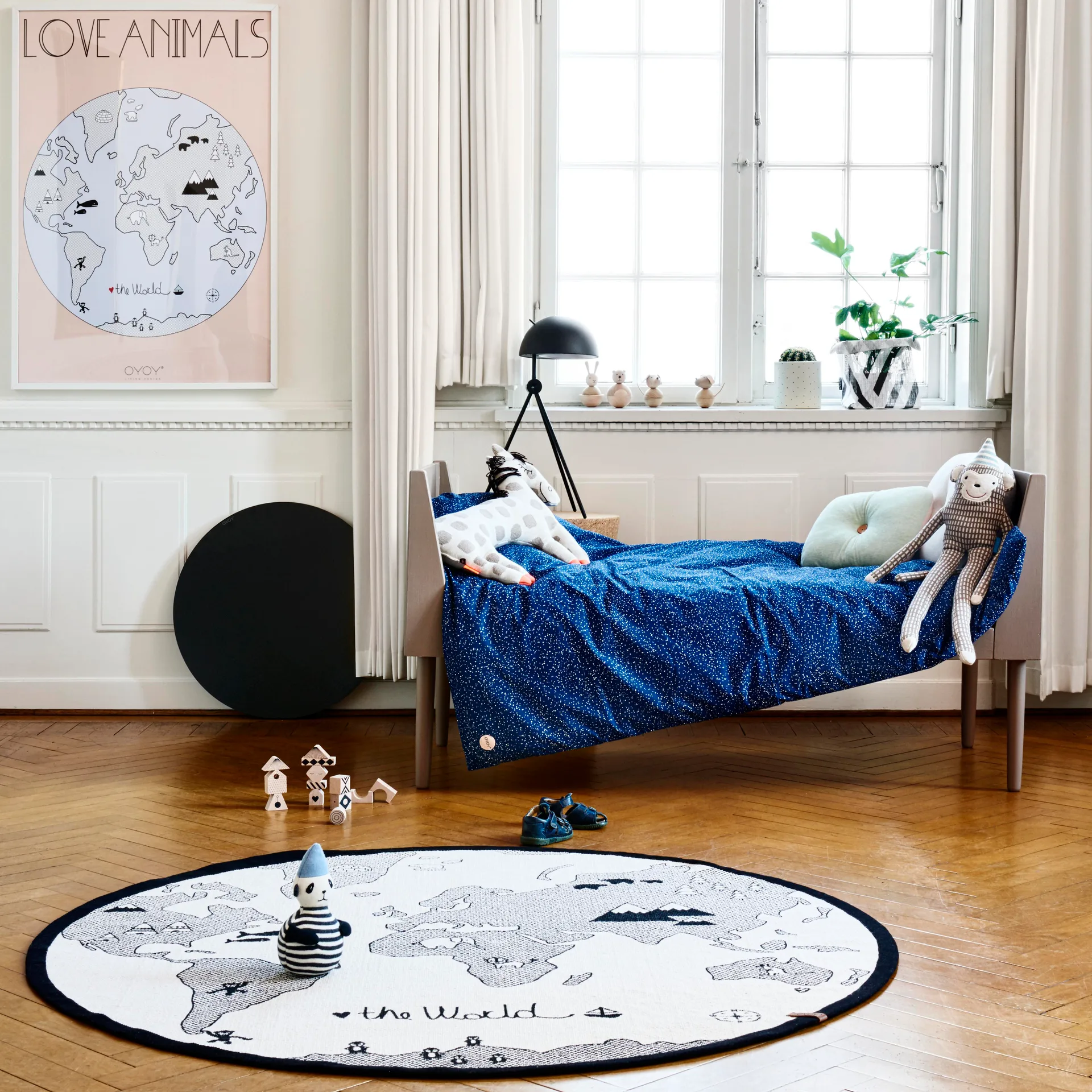 Peluche Mr. Nelsson, brun-beige OYOY