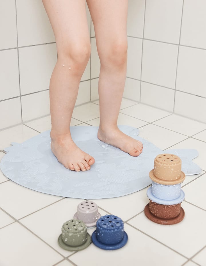 Petit tapis de bain Finn - Bleu glacial - OYOY