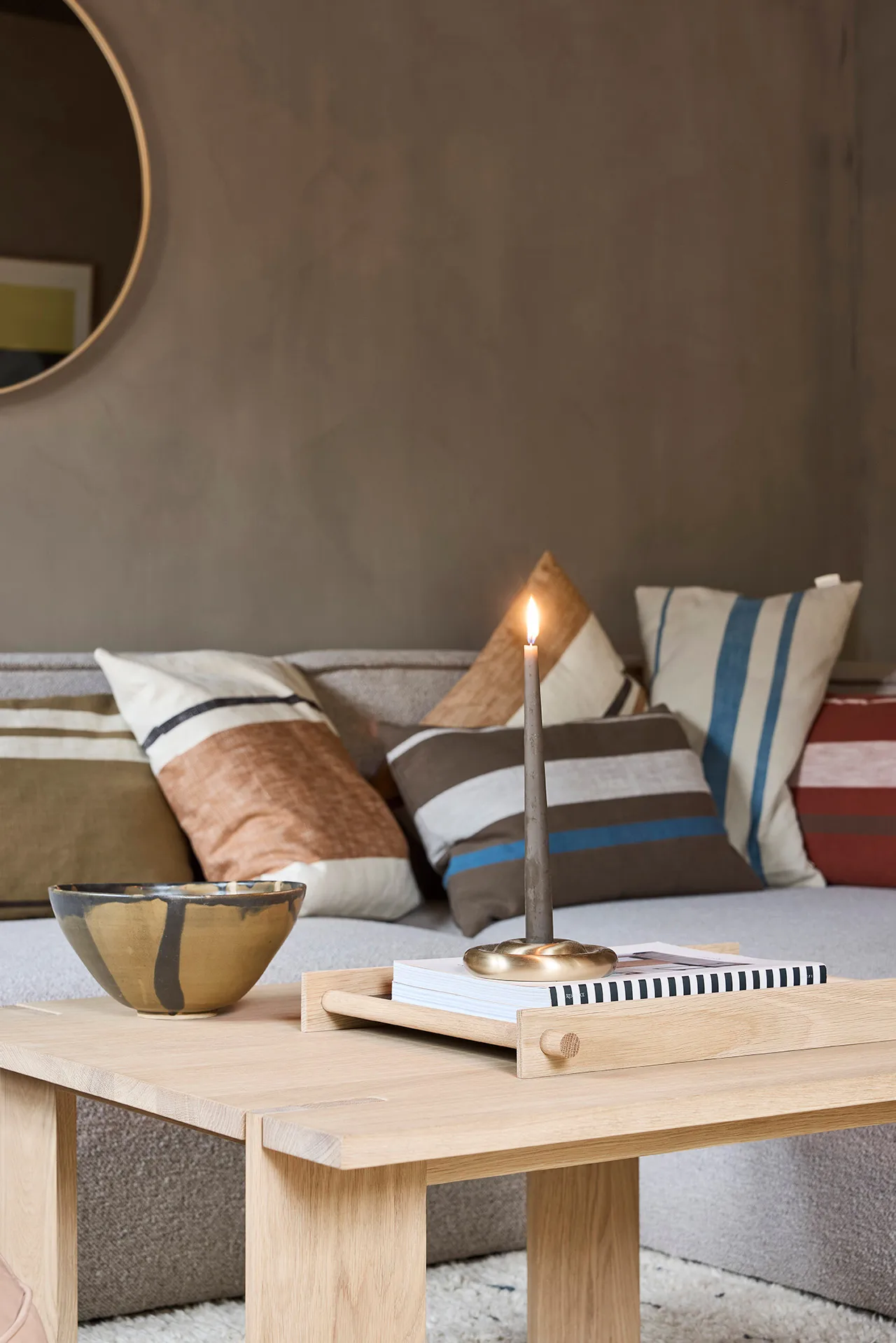 Plateau Pieni large 34x46 cm, Black OYOY