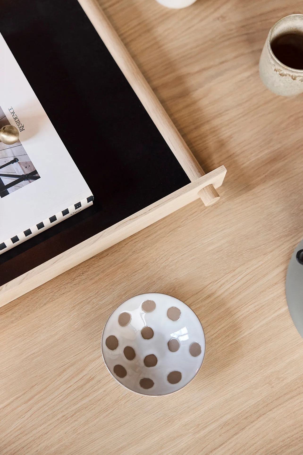 Plateau Pieni small 23,5x36,5 cm, Black OYOY