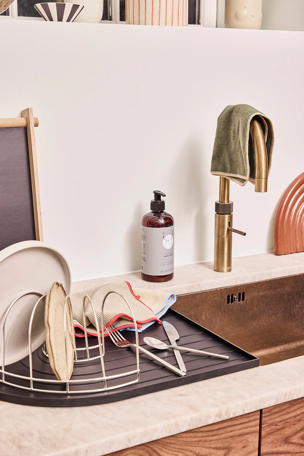 Plateau Pieni small 23,5x36,5 cm, Black OYOY