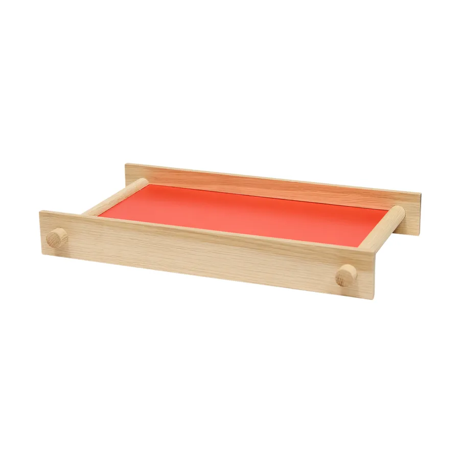 Plateau Pieni small 23,5x36,5 cm, Cherry red OYOY