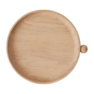 Plateau rond en bois Inka Ø20 cm - Nature - OYOY