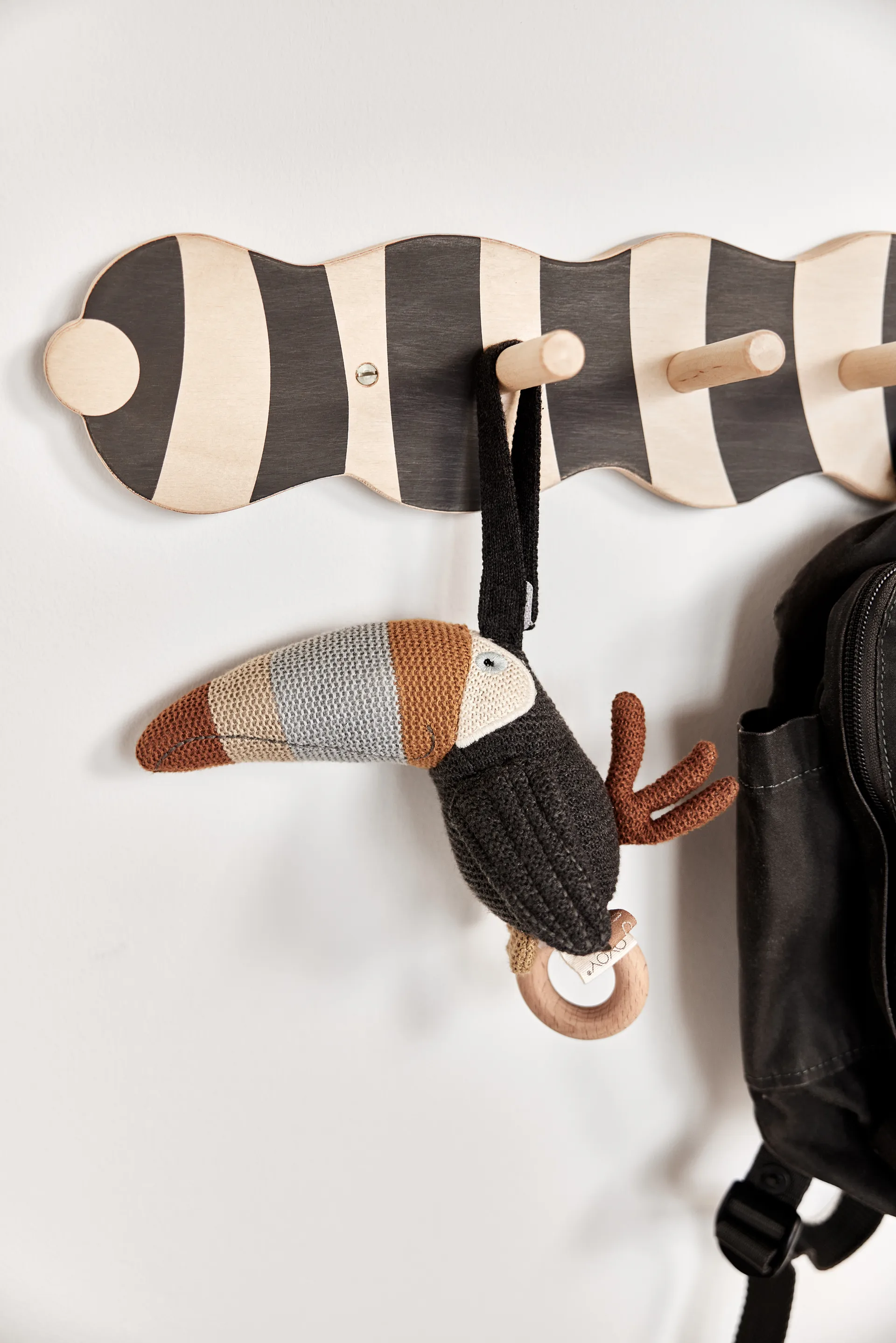 Porte-manteaux Larva, Nature OYOY